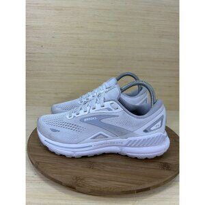 Brooks Adrenaline GTS 23 White Athletic Shoes Womens Size 6.5